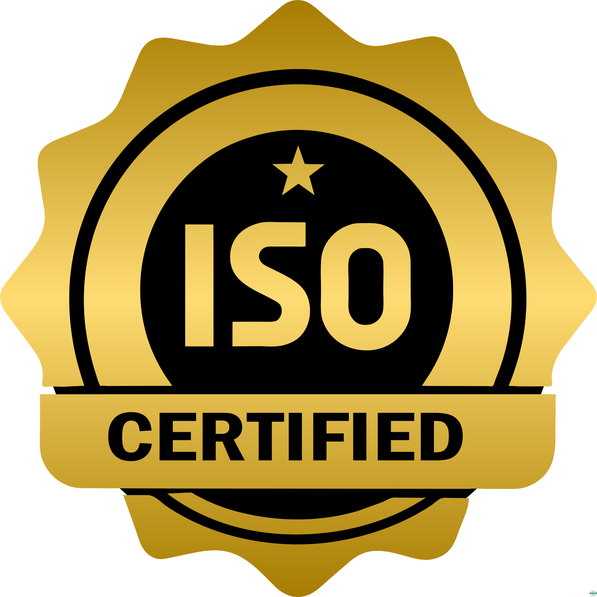 ISO Certified Badge